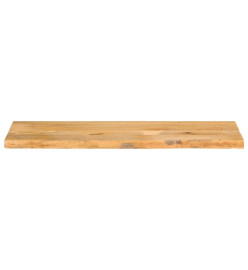 Dessus de table à bord vivant 110x40x2,5cm bois massif manguier