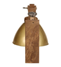 Lampe murale 25 W laiton antique E27