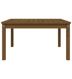 Table de jardin marron miel 82,5x82,5x45 cm bois massif de pin