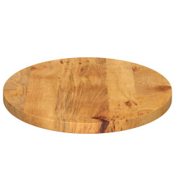 Dessus de table 120x60x2,5 cm ovale bois massif de manguier