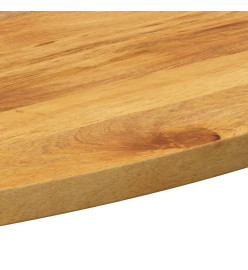 Dessus de table 120x50x2,5 cm ovale bois massif de manguier