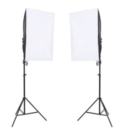 Kit de studio photo avec éclairage et écran de fond