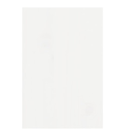 Support de moniteur Blanc 81x20x30 cm Bois de pin solide