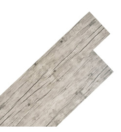 Planches de plancher PVC Non auto-adhésif 4,46m² 3mm Gris clair