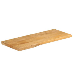 Dessus de table 90x40x3,8 cm bord vivant bois massif manguier