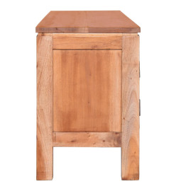 Meuble TV 110x30x45 cm Bois d'acajou massif