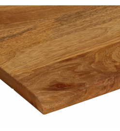 Dessus de table 110x80x2,5 cm bord vivant bois massif manguier