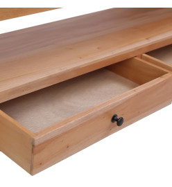 Meuble TV 115x30x40 cm Bois d'acajou massif