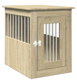 Meuble de cage pour chiens chêne sonoma 45x62x59 cm