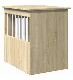 Meuble de cage pour chiens chêne sonoma 45x62x59 cm