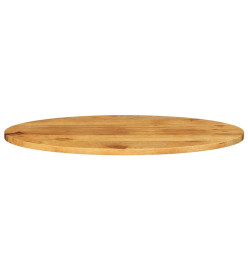 Dessus de table 140x50x3,8 cm ovale bois massif de manguier