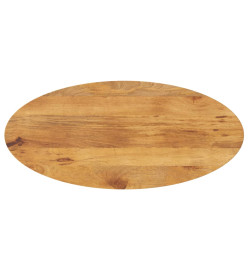 Dessus de table 110x50x2,5 cm ovale bois massif de manguier