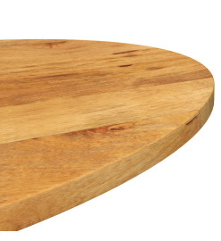 Dessus de table 80x40x3,8 cm ovale bois massif de manguier