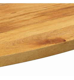 Dessus de table 80x40x3,8 cm ovale bois massif de manguier