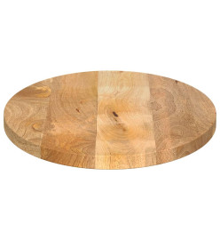 Dessus de table 120x60x3,8 cm ovale bois massif de manguier