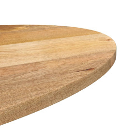 Dessus de table 100x50x2,5 cm ovale bois massif de manguier