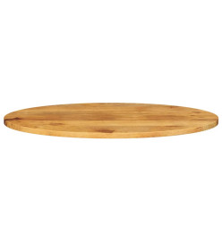 Dessus de table 110x40x2,5 cm ovale bois massif de manguier