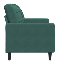 Fauteuil Vert foncé 60 cm Velours