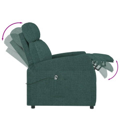 Fauteuil Vert foncé Tissu