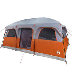 Tente de cabine familiale 9 personnes gris imperméable