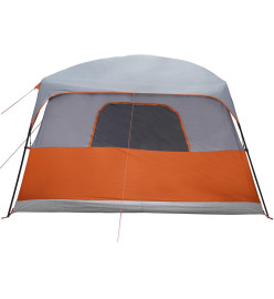 Tente de cabine familiale 9 personnes gris imperméable