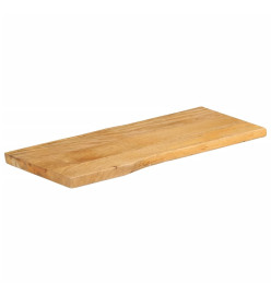 Dessus de table 80x40x3,8 cm bord vivant bois massif manguier