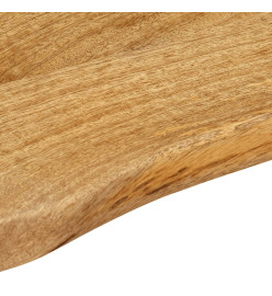 Dessus de table 100x40x3,8 cm bord vivant bois massif manguier