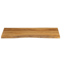 Dessus de table 100x60x2,5 cm bord vivant bois massif manguier