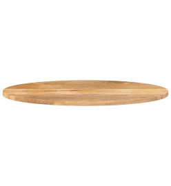 Dessus de table 110x40x2,5 cm ovale bois massif de manguier