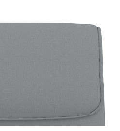 Banc Gris clair 100x64x80 cm Tissu