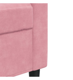 Fauteuil Rose 60 cm Velours