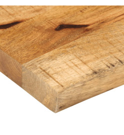 Dessus de table 80x30x3,8 cm bord vivant bois massif manguier