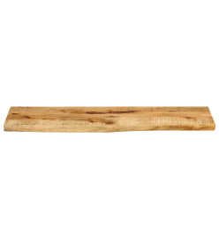 Dessus de table 110x30x2,5 cm bord vivant bois massif manguier