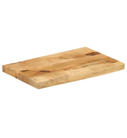 Dessus de table 60x30x3,8 cm bord vivant bois massif manguier