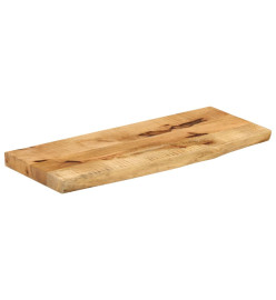 Dessus de table 70x20x2,5 cm bord vivant bois massif manguier