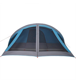 Tente de cabine familiale 6 personnes bleu imperméable