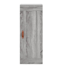 Armoire murale sonoma gris 34,5x34x90 cm bois d'ingénierie