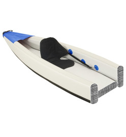 Kayak gonflable bleu 375x72x31 cm polyester