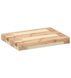 Étagères flottantes 3 pcs 60x30x4 cm acacia massif non traité