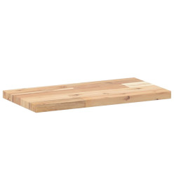 Dessus de table 60x20x2 cm rectangulaire bois massif d'acacia