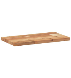 Dessus de table rectangulaire 60x20x2 cm bois massif d'acacia