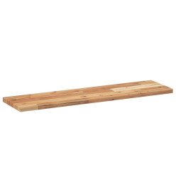 Dessus de table rectangulaire 80x20x2 cm bois massif d'acacia