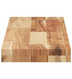 Dessus de table 100x20x4 cm rectangulaire bois massif d'acacia