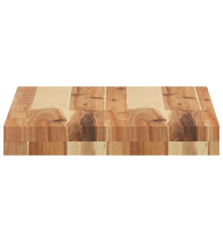 Dessus de table 60x30x4 cm rectangulaire bois massif d'acacia