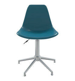 Chaise de bureau pivotante Turquoise PP