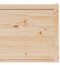 Porte de grange 80x208 cm bois massif de pin