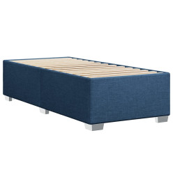 Cadre de lit Bleu 90x190 cm Tissu