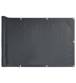 Écran d'intimité de jardin anthracite 500x120 cm PVC