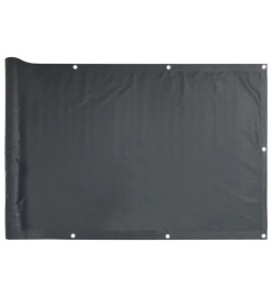 Écran d'intimité de jardin anthracite 300x120 cm PVC