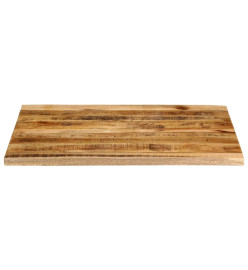 Dessus de table 110x80x3,8 cm bord vivant bois massif manguier